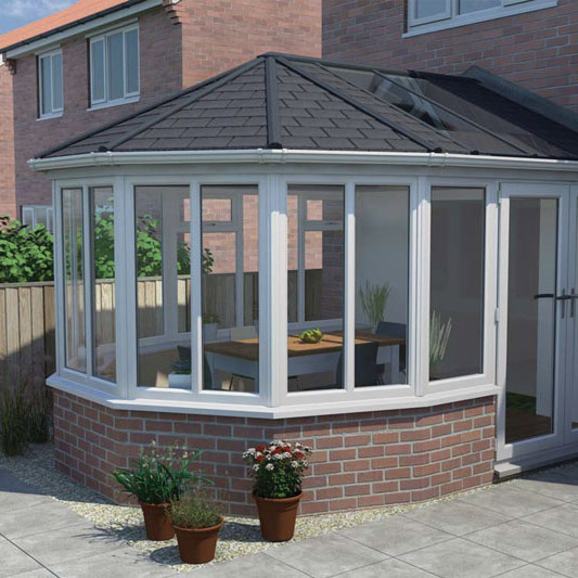 tiled solid roof conservatories