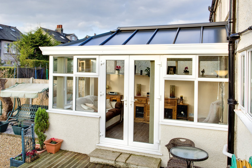 gable tiled roof conservatory