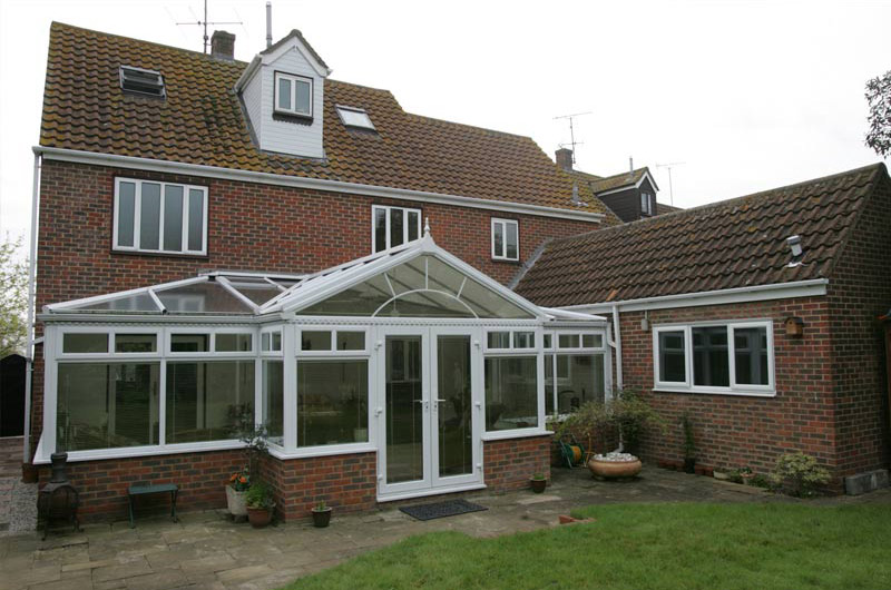 self cleaning glass roof extension