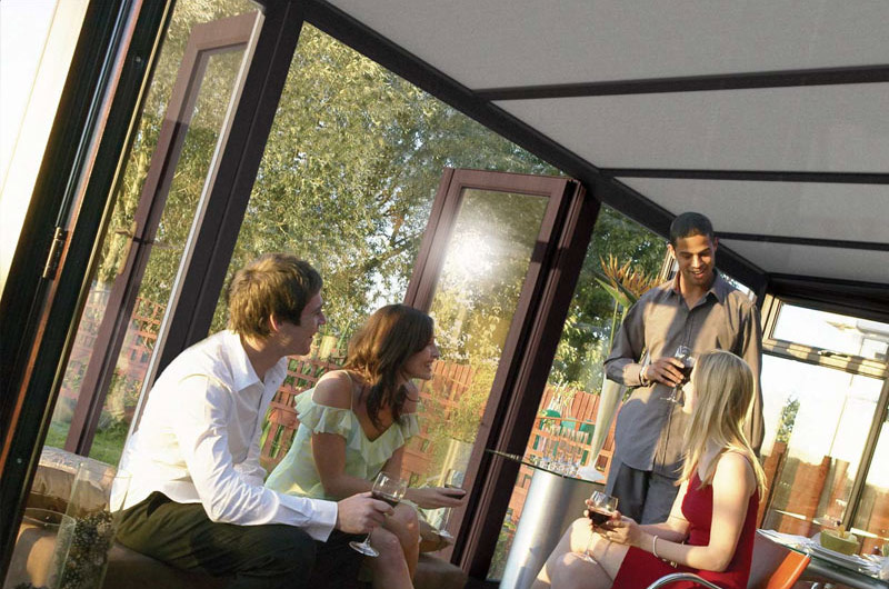 lean-to UPVC conservatory