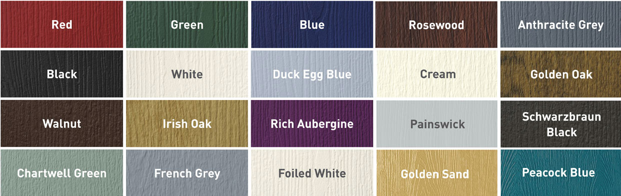 Colours for composite french doors